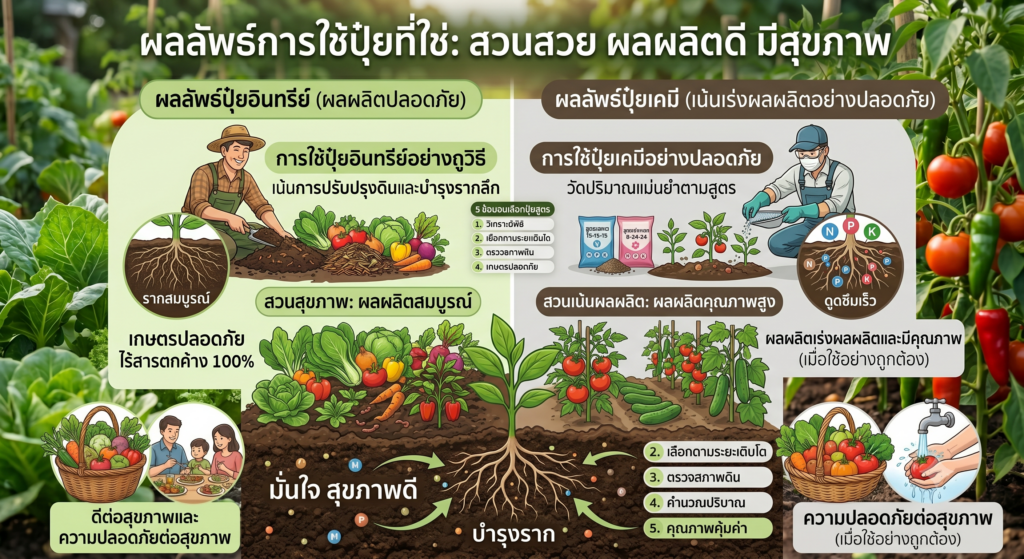 เคล็ดลับเลือกปุ๋ยสูตรที่ใช่
