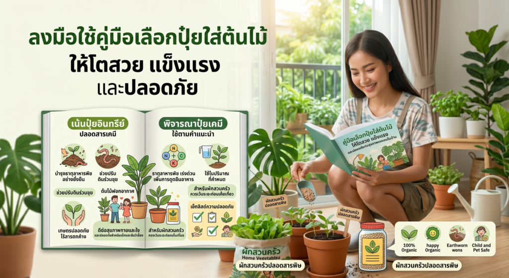ปุ๋ยใส่ต้นไม้ให้โตสวย